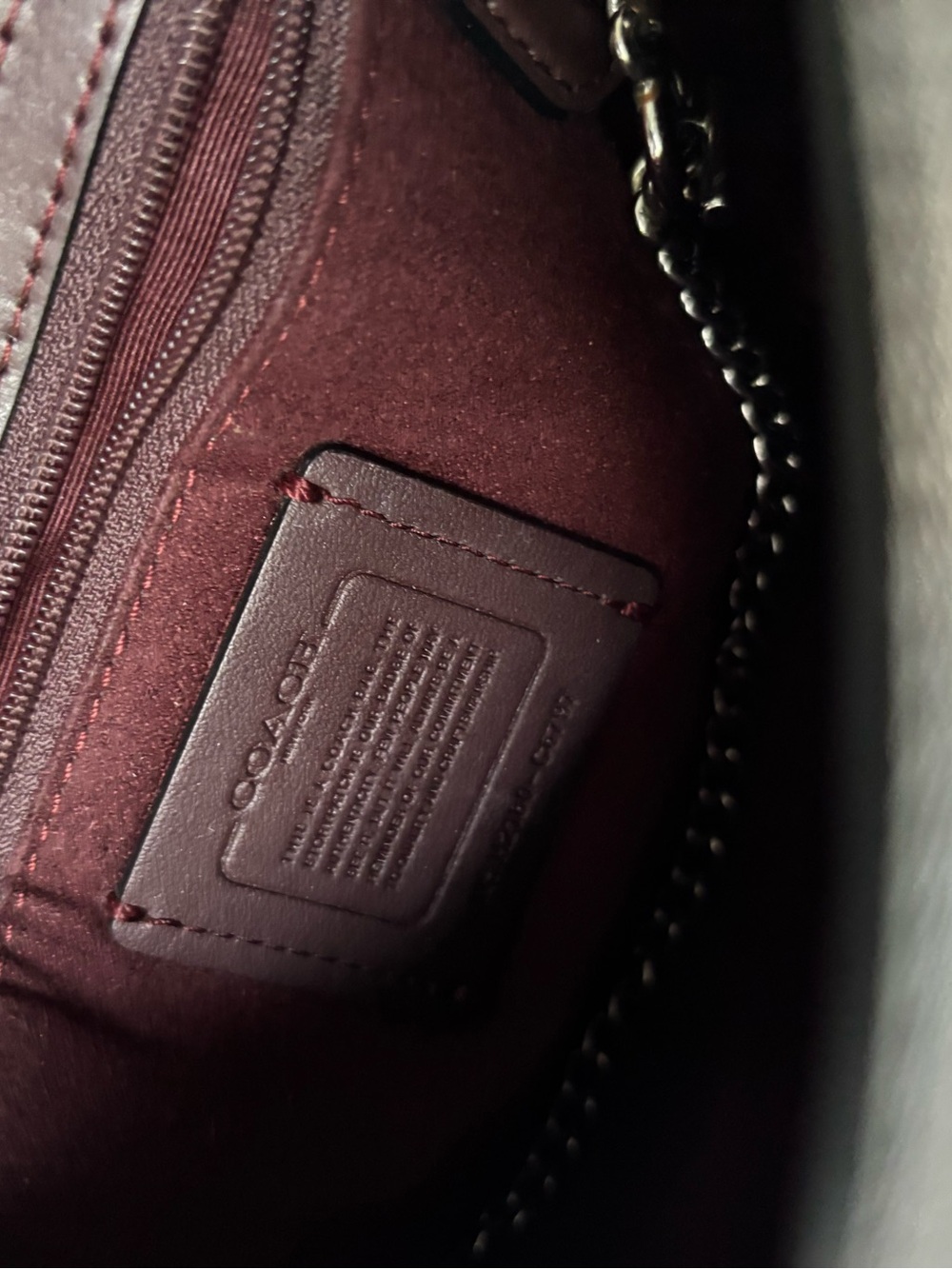 Rare - Limited Edition Coach crossbody handbag *unique* Apple Crystal and Suede! - Picture 9 of 14